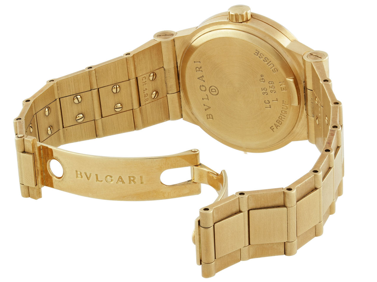 Bulgari sales gold watch