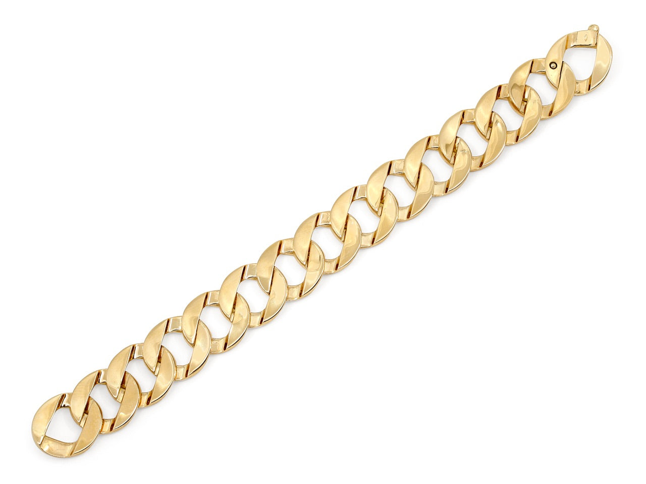 Curb Link Bracelet in 18K Gold, Small, by Beladora