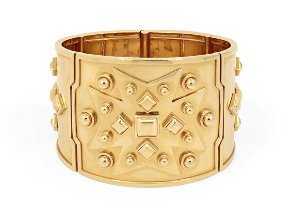 Verdura 'Midas' Maltese Cross Bracelet in 18K Gold #515291