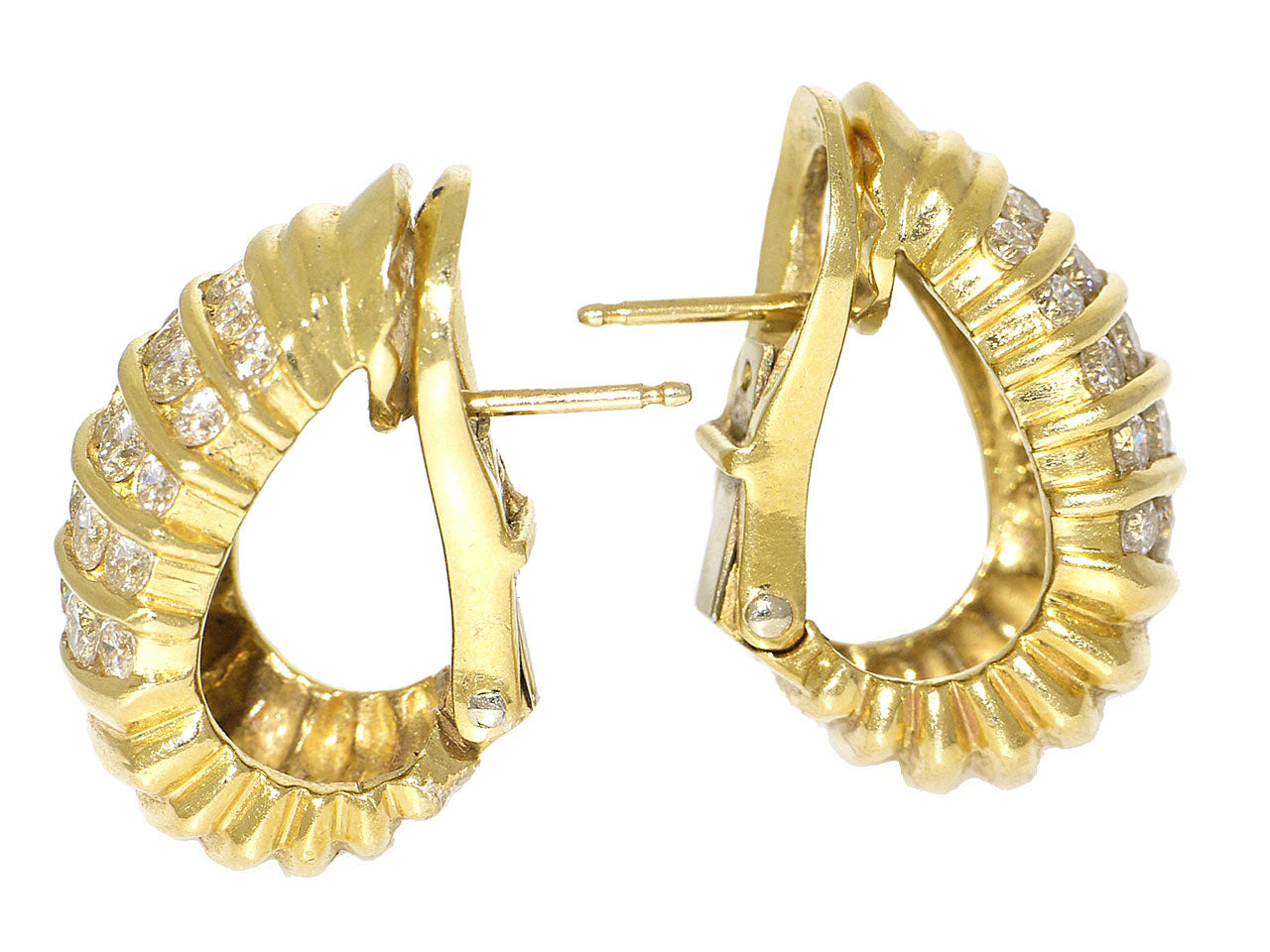 Yellow gold Cartier earrings, 