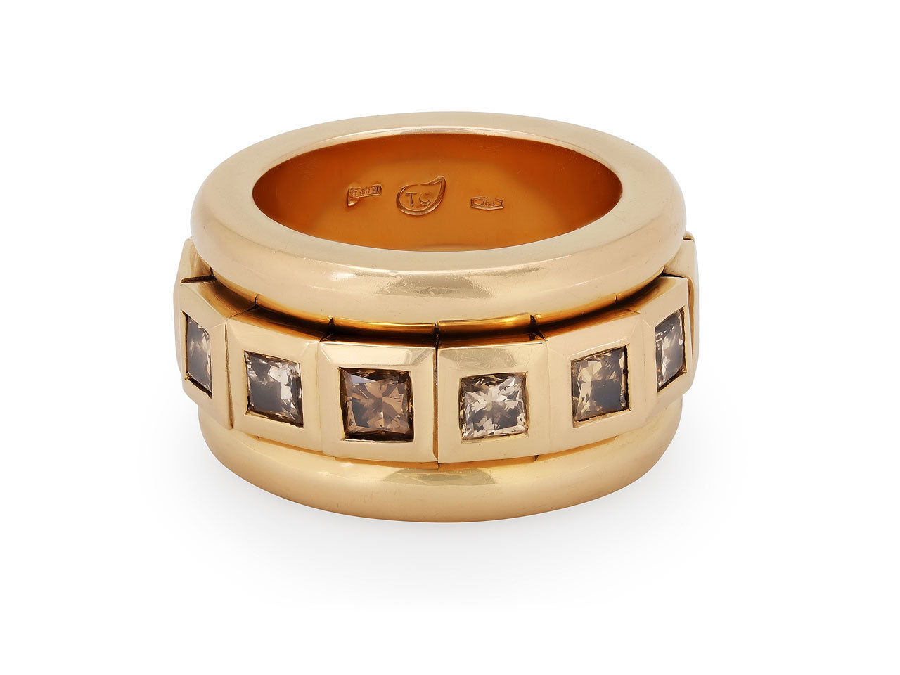Tamara Comolli 'Curriculum Vitae' Diamond Ring in 18K Rose Gold