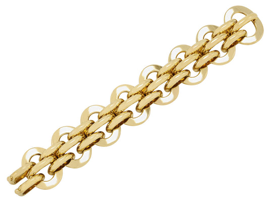 Gold Link Bracelet in 18K, by Beladora