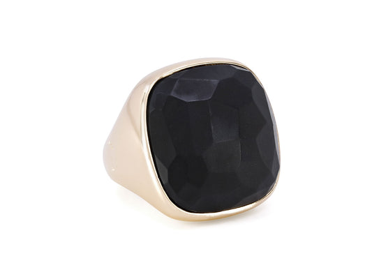 Pomellato 'Victoria' Jet Ring in 18K