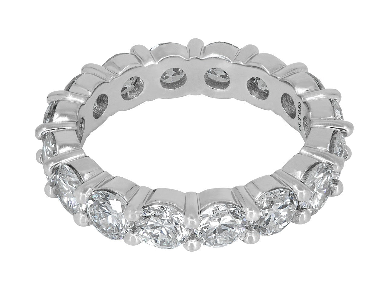Transitional-cut Diamond Eternity Band, 3.93 total carats, in Platinum