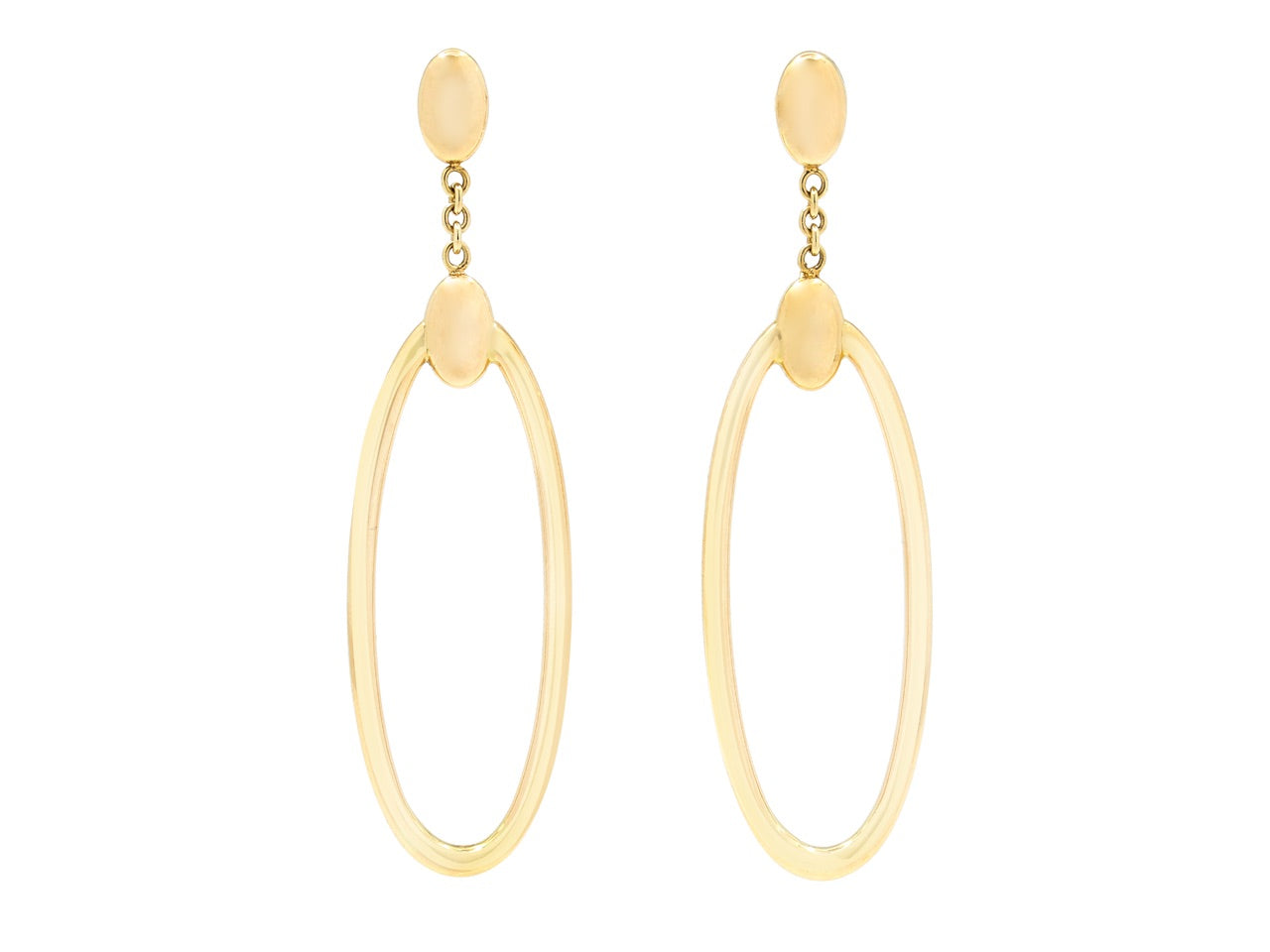 Gold Hoop Earrings, by Beladora