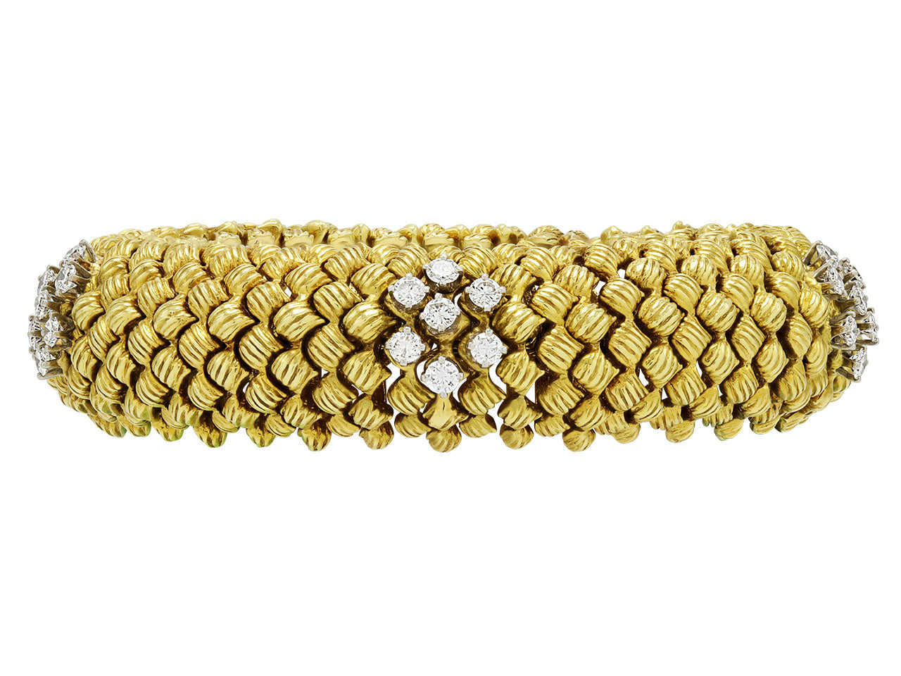 Diamond Gold Bracelet in 18K Gold