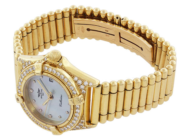 Breitling Diamond 'Callistino' Watch in 18K Gold