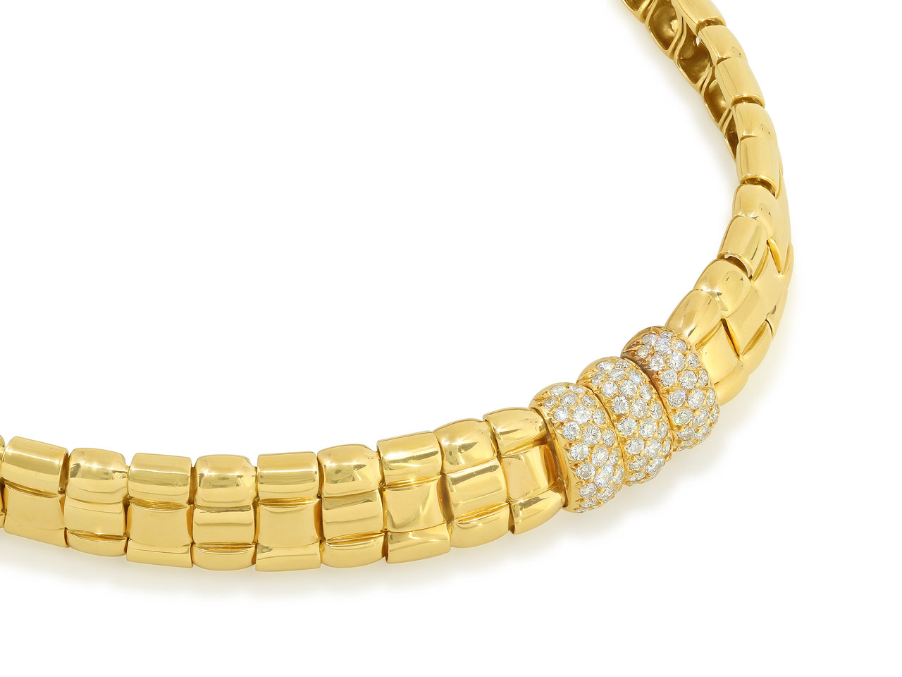 Van Cleef & Arpels Diamond Necklace in 18K Gold