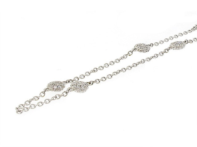 Rhonda Faber Green 'Diamondot' Necklace in 18K White Gold