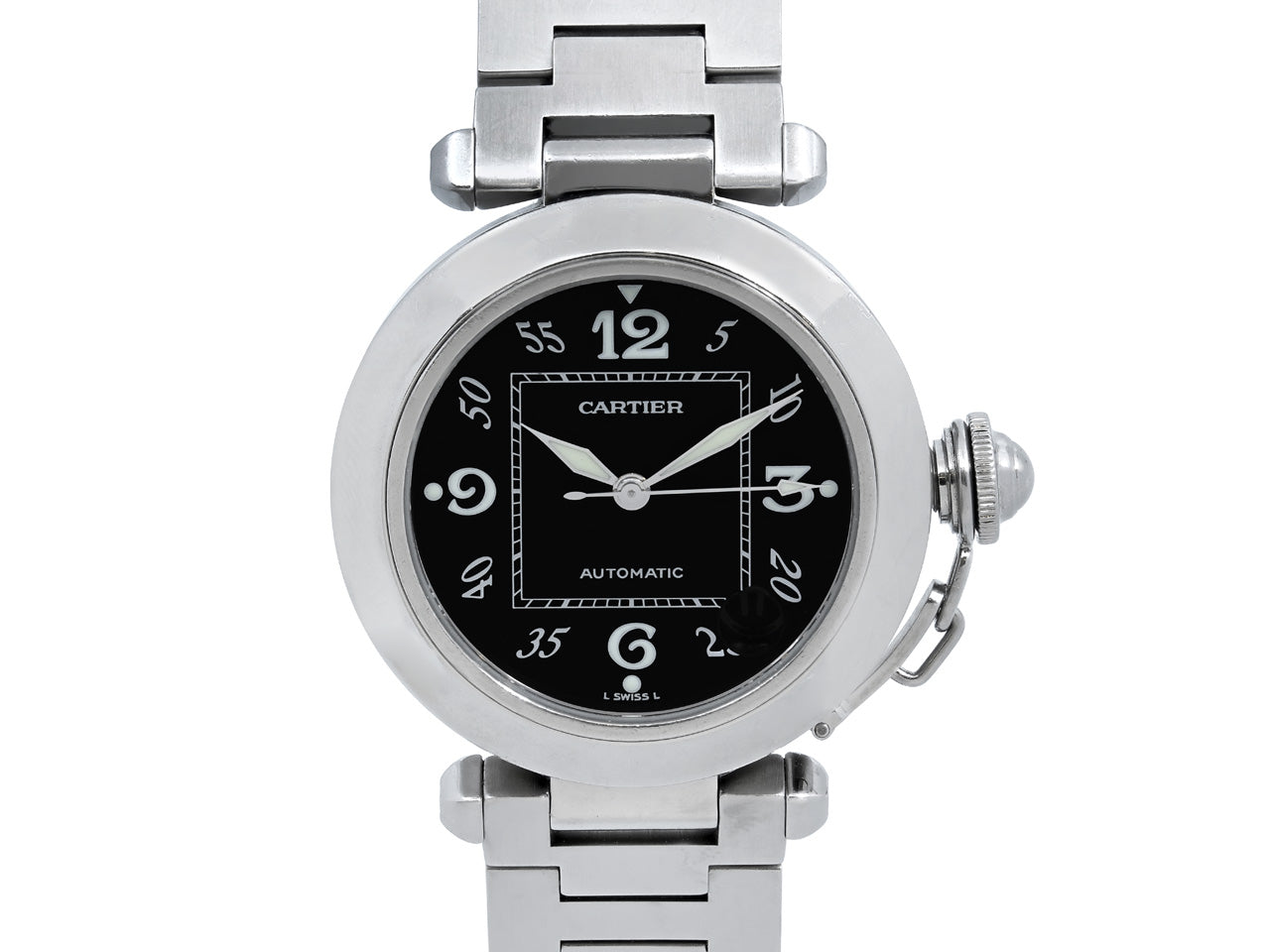 Cartier 'Pasha de Cartier' Watch in Stainless Steel, 35 mm