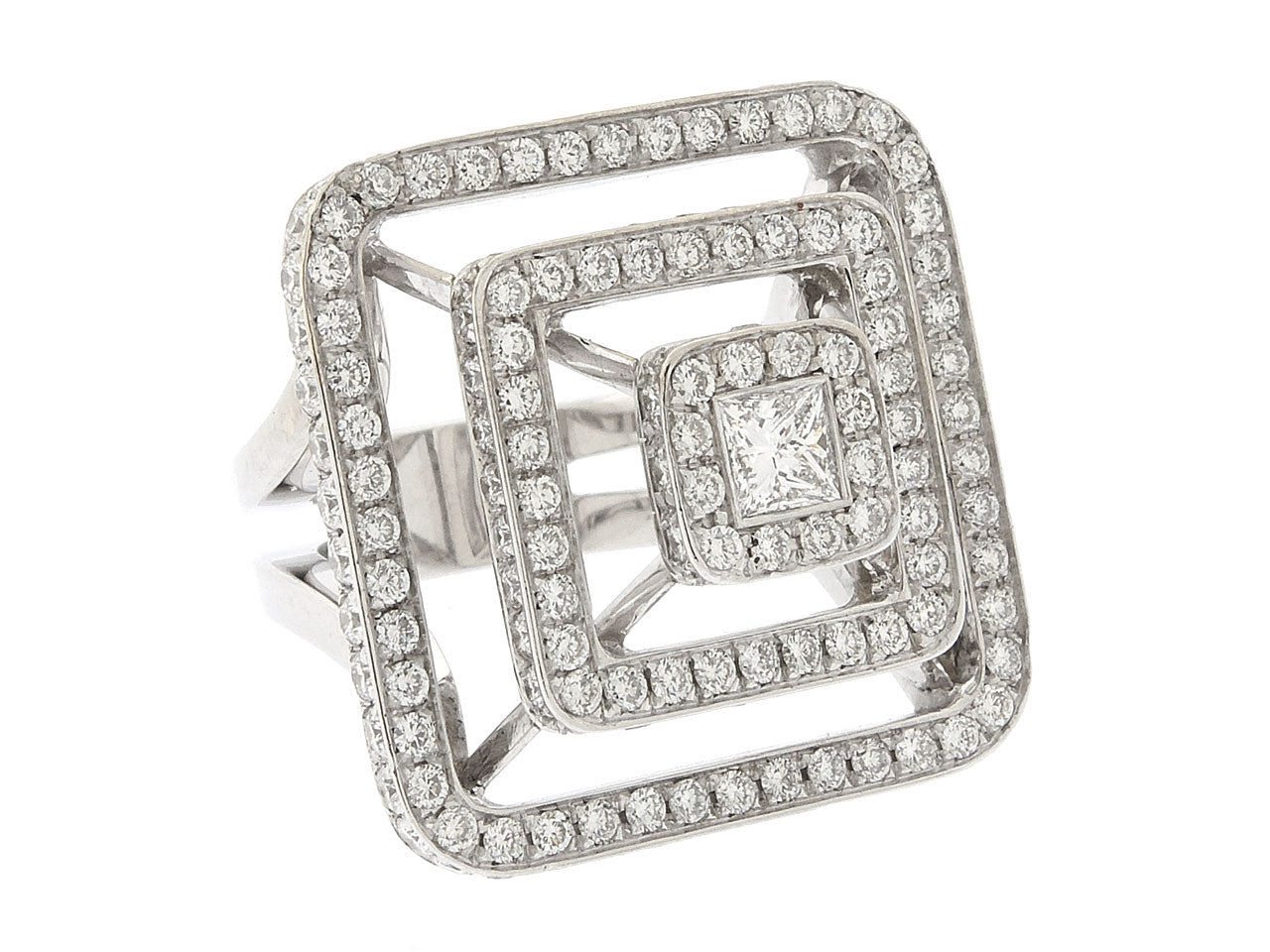 Mimi So for Forevermark Pyramid Diamond Ring in 18K