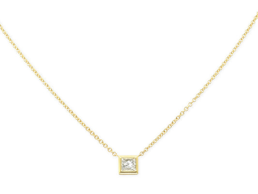 Beladora 'Bespoke' Diamond Solitaire Pendant, 0.56 carat H/VS2, in 18K Gold