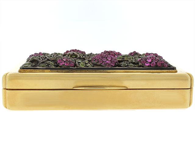 Repossi Pink Sapphire and Peridot Box in 18K