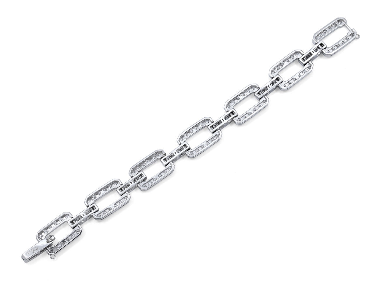 Philip Press Diamond Bracelet in Platinum