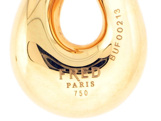 Fred Paris Gold Drop Earrings in 18K