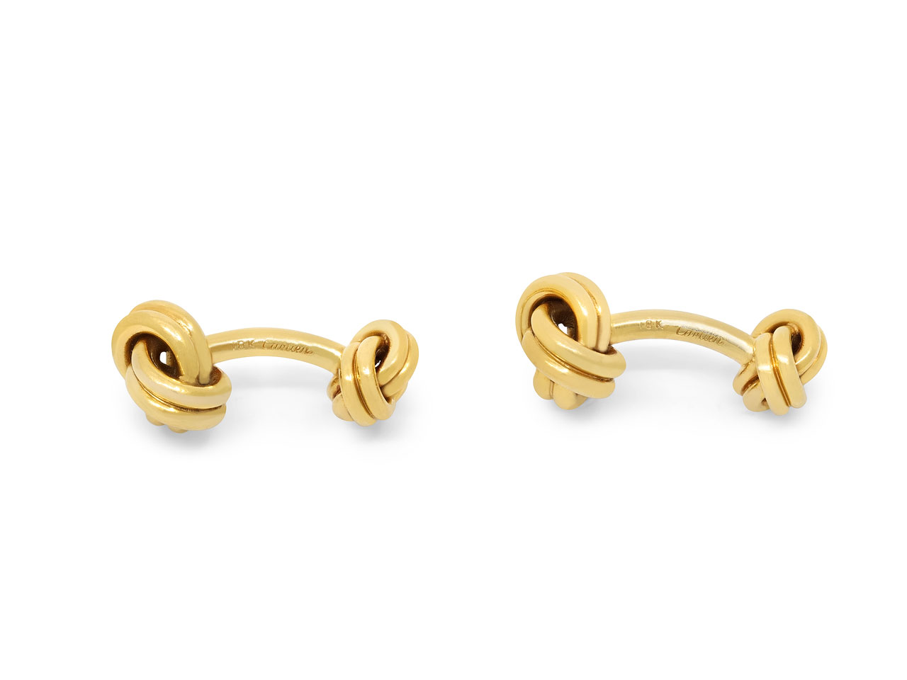 Cartier Knot Cufflinks in 18K Gold
