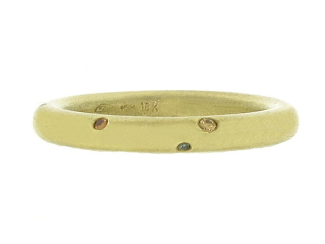 Niessing Gold Band with Diamonds in 18K