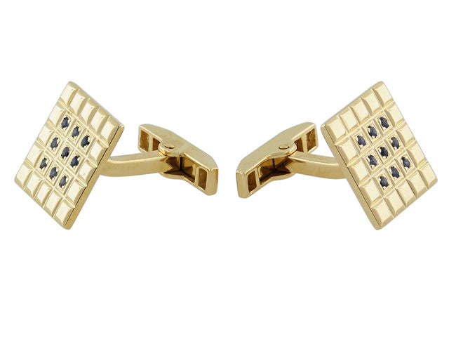 Charles Gold and Co. Sapphire Cufflinks in 14K