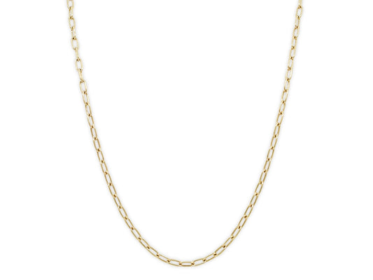 Italian Cable Link Chain in 18K Gold, by Beladora