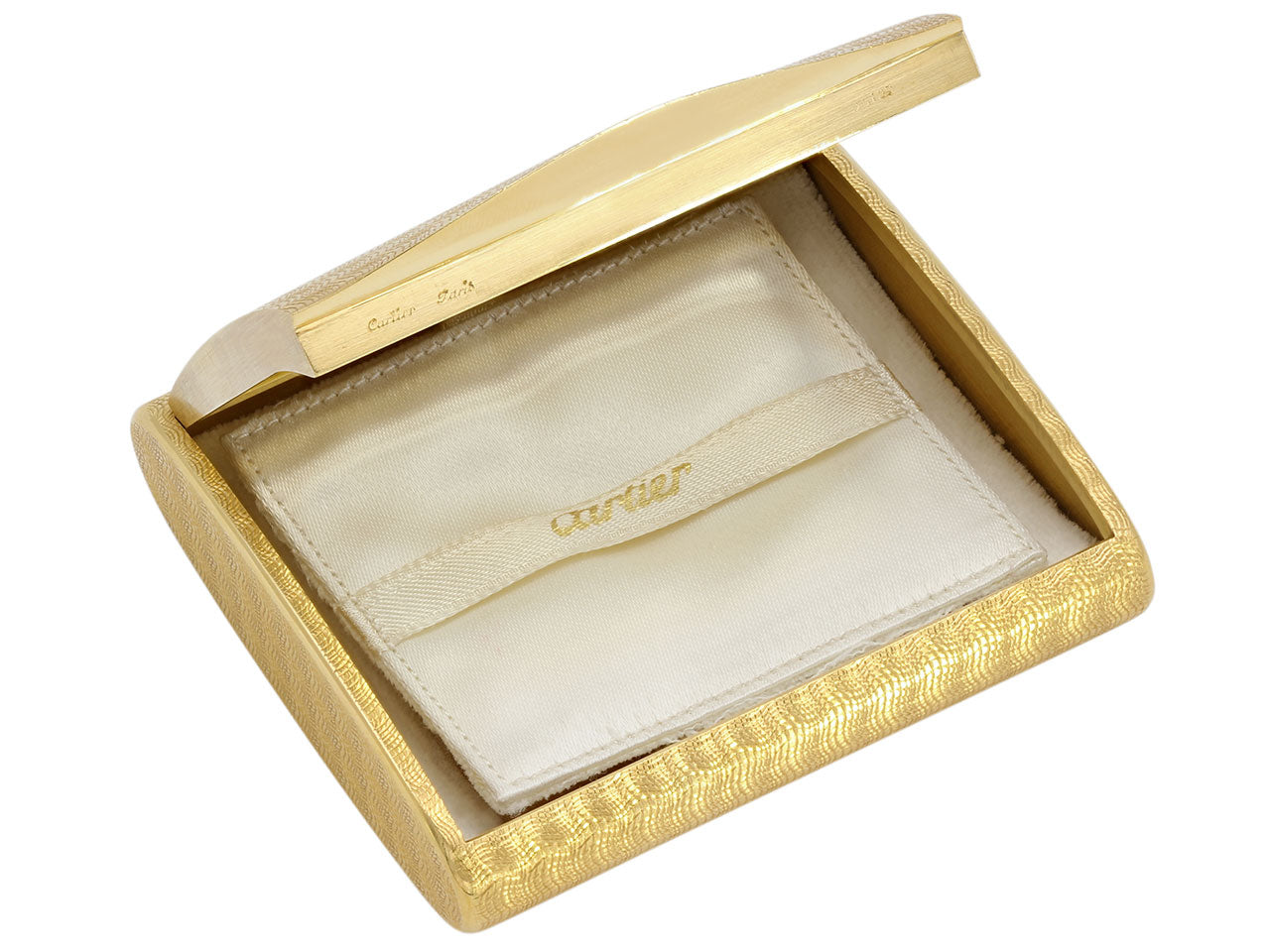 Cartier Gold Powder Case in 18K Gold