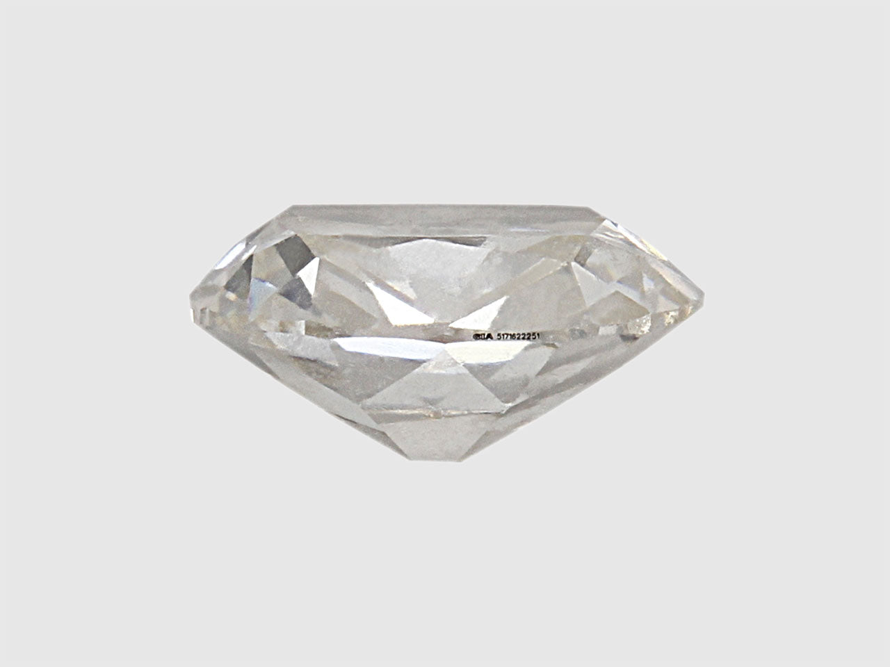 0.59 Carat H/SI-1 Old Cushion-Cut Diamond