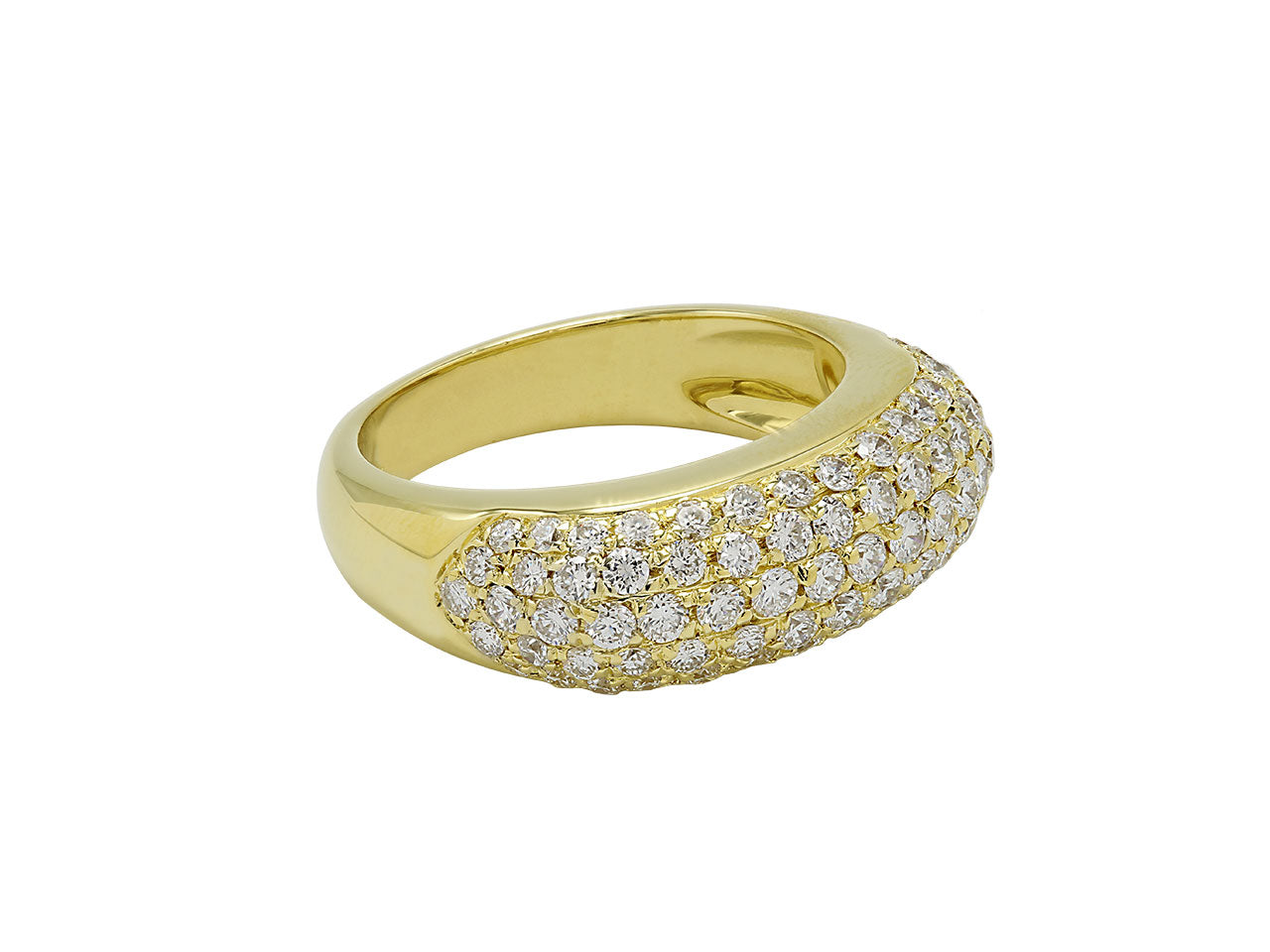 Diamond Boule Ring in 18K Gold