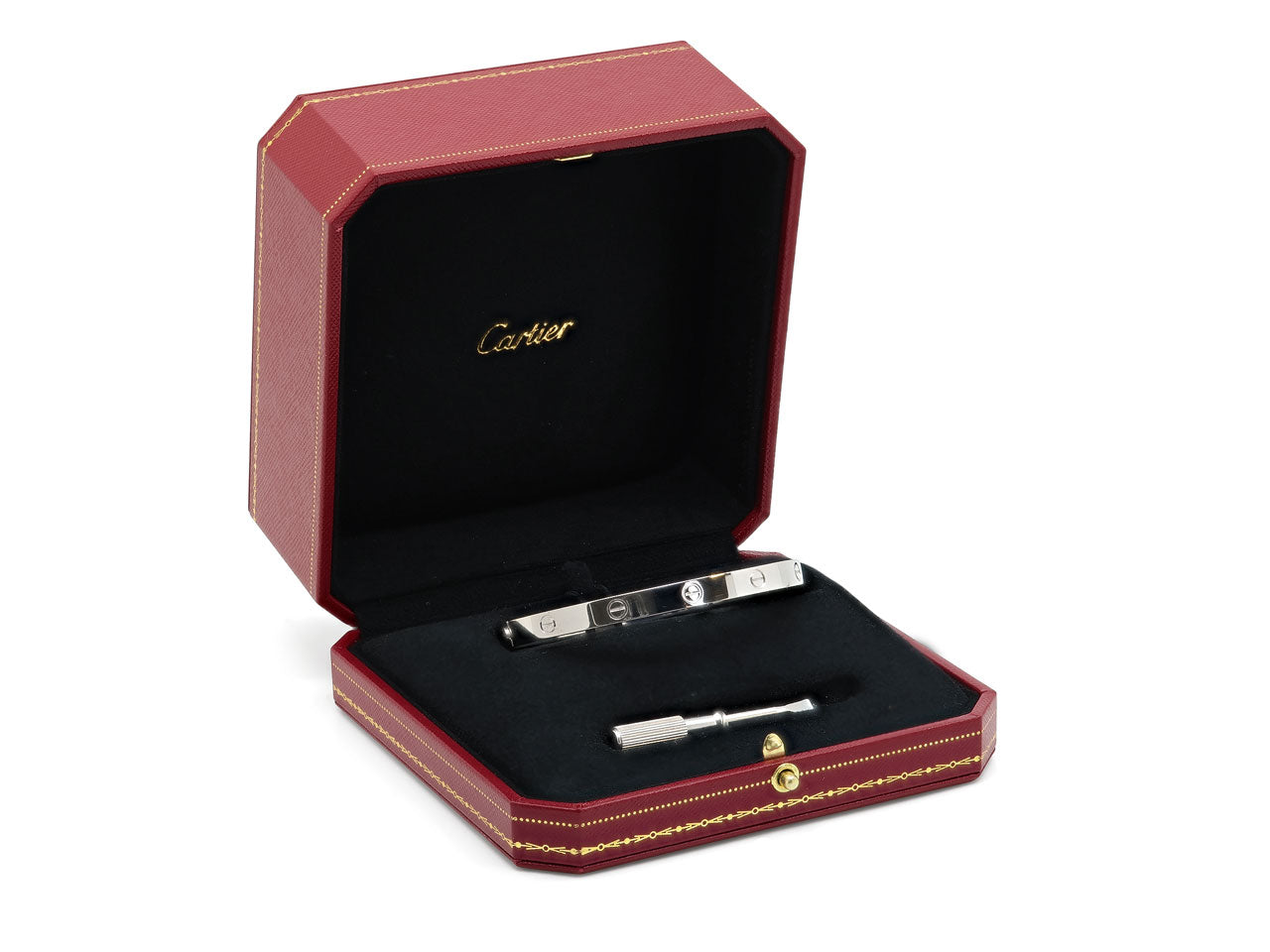 Cartier 'Love' Bracelet in 18K White Gold, Size 20