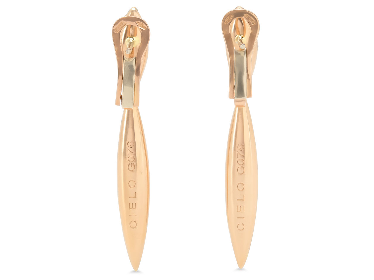 Mattia Cielo 'Ghiaccio' Diamond Earrings in 18K Rose Gold
