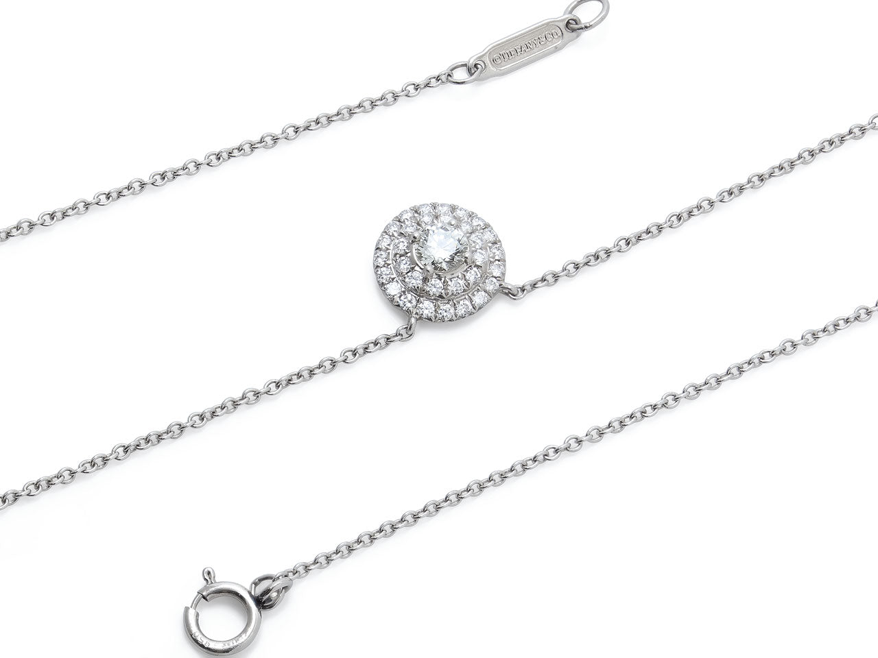 Tiffany & Co. 'Soleste' Diamond Pendant in Platinum