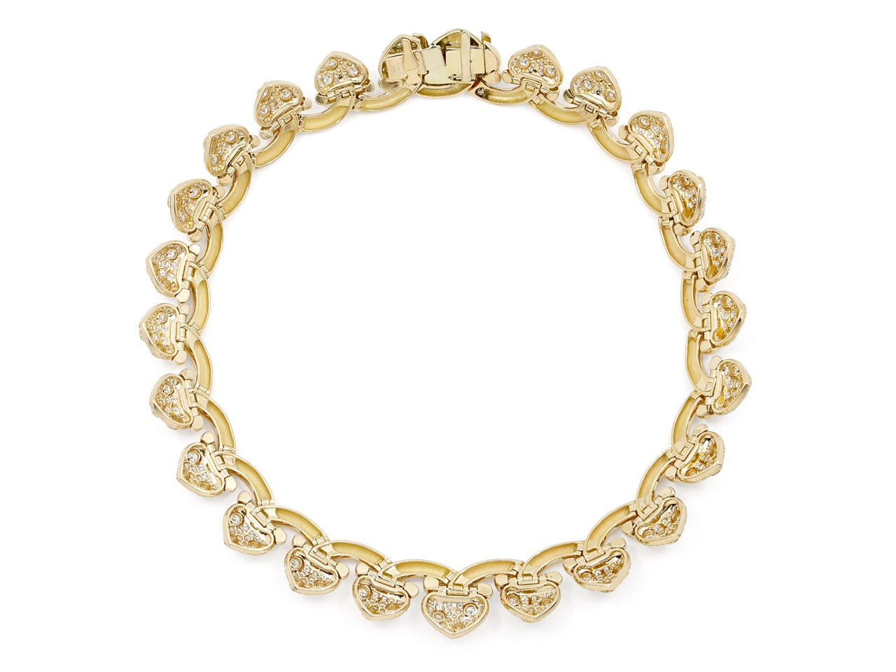 Fred Paris Diamond Necklace in 18K Gold