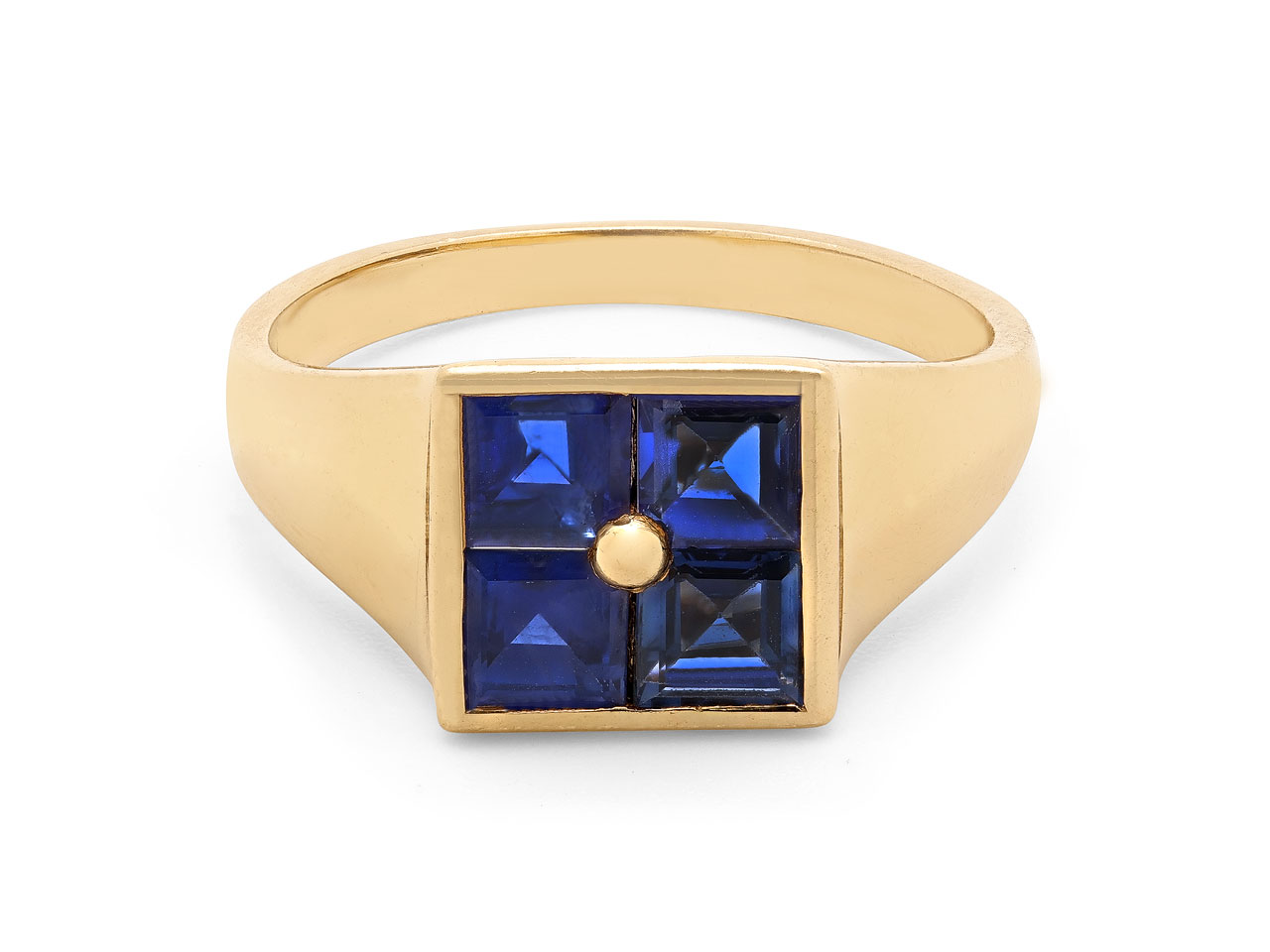 Bulgari Sapphire Ring in 18K Gold