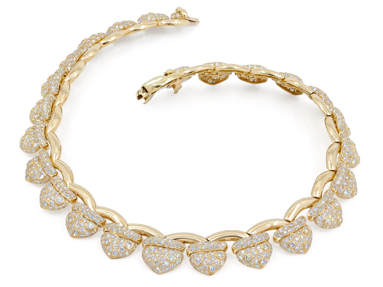 Fred Paris Diamond Necklace in 18K Gold