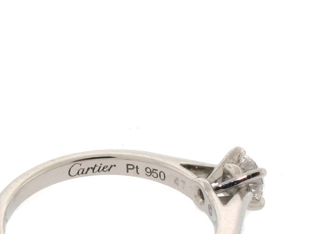 Cartier 0.20 Carat Diamond Promise Ring in Platinum