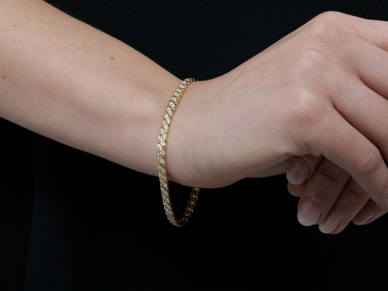 Van Cleef & Arpels Diamond Bracelet in 18K Gold