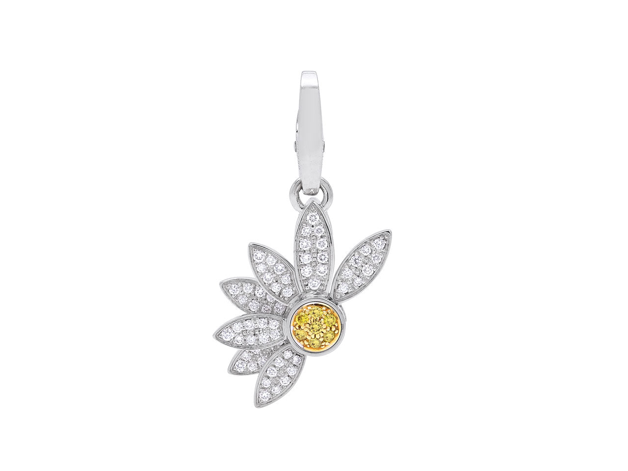 Cartier Daisy Pendant/Charm in 18K White Gold #517915 – Beladora