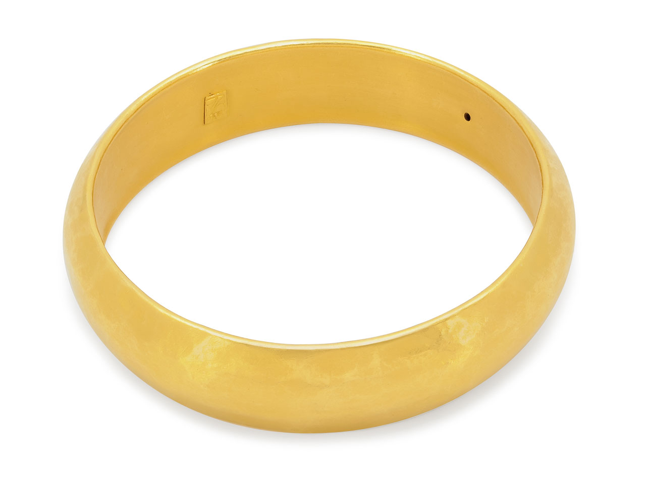 Wide Bangle Bracelet in 24K Gold, by Yossi Harari