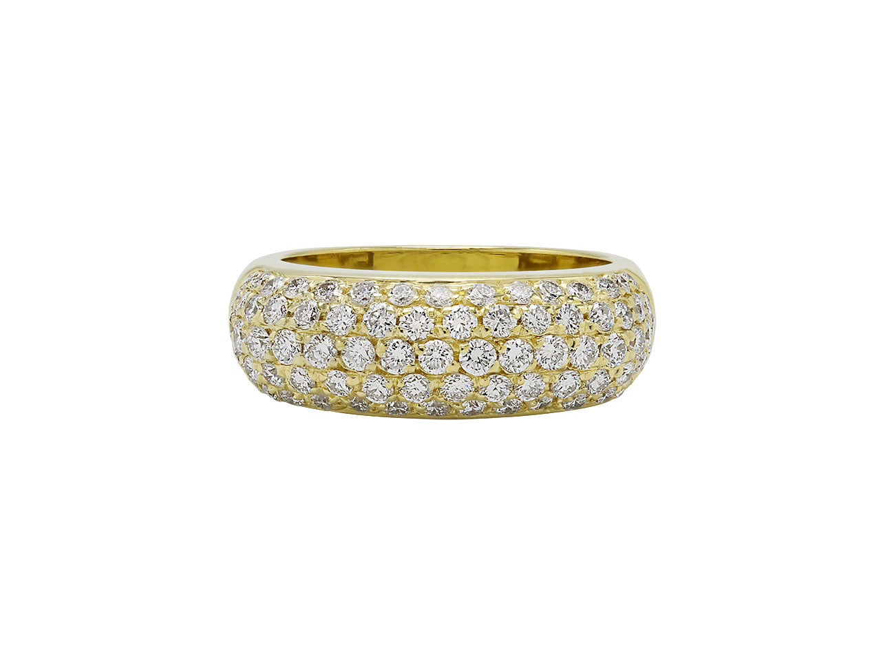 Diamond Boule Ring in 18K Gold