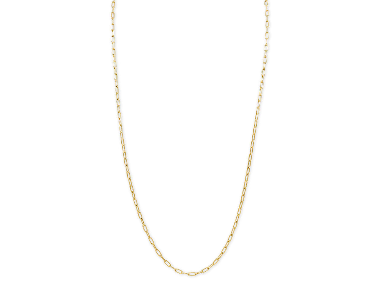 Italian Cable Link Chain in 18K Gold, Long, by Beladora