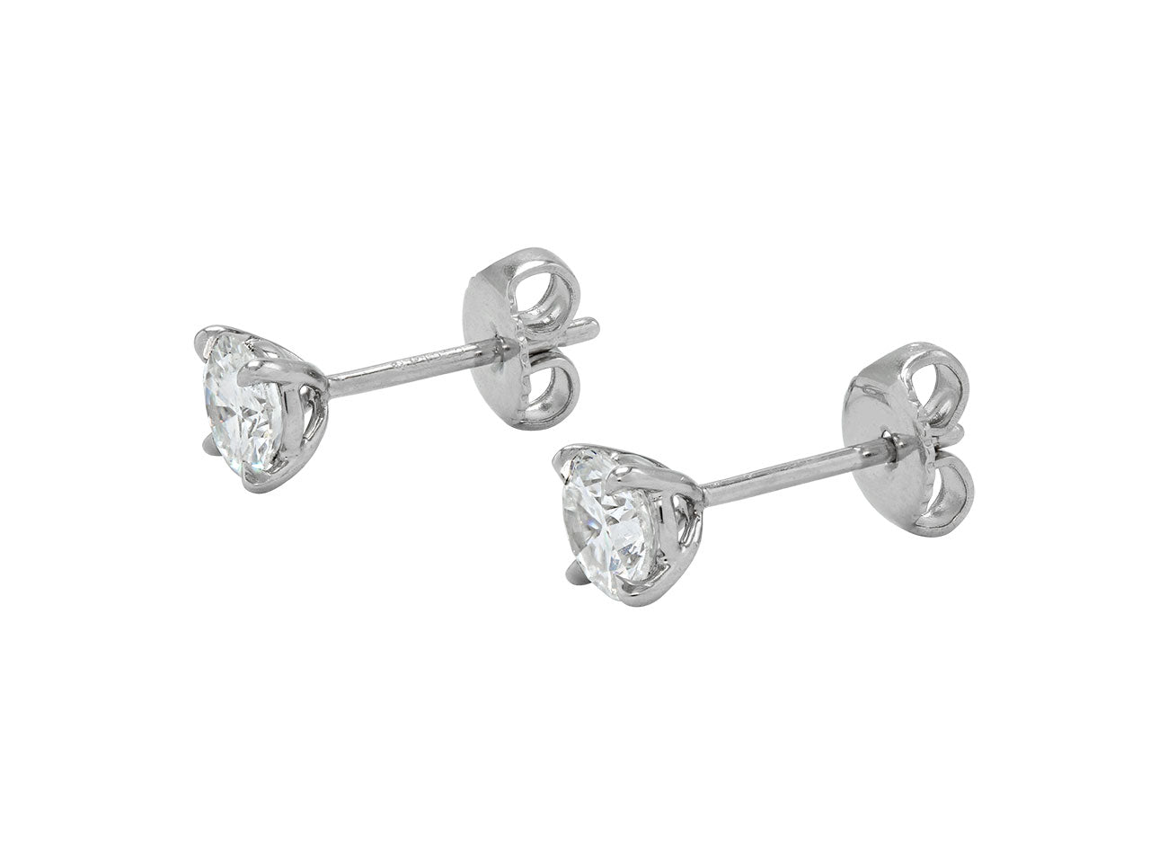 Beladora 'Bespoke' Diamond Stud Earrings, 1.12 total carats, in Platinum