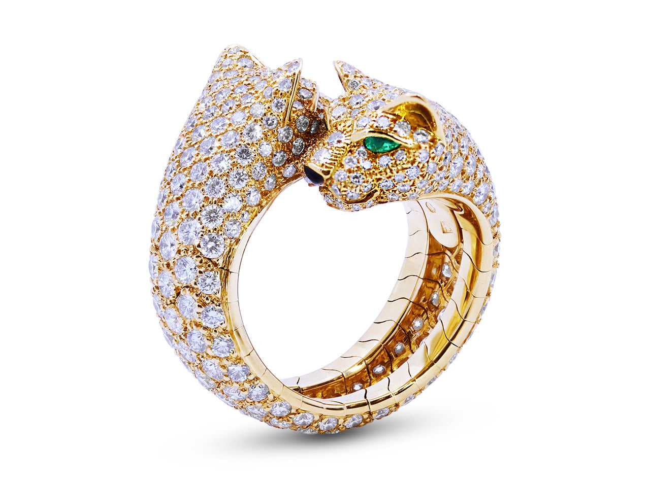 Cartier 'Panthère de Cartier' 'Lakarda' Diamond Ring in 18K Gold