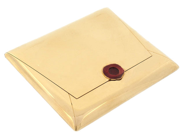 Flato Envelope Compact Box in 14K