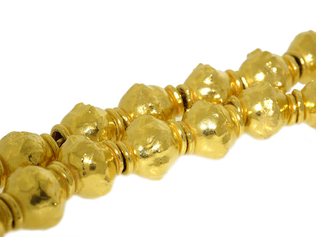 Jean Mahie Bead Necklace in 22K Gold