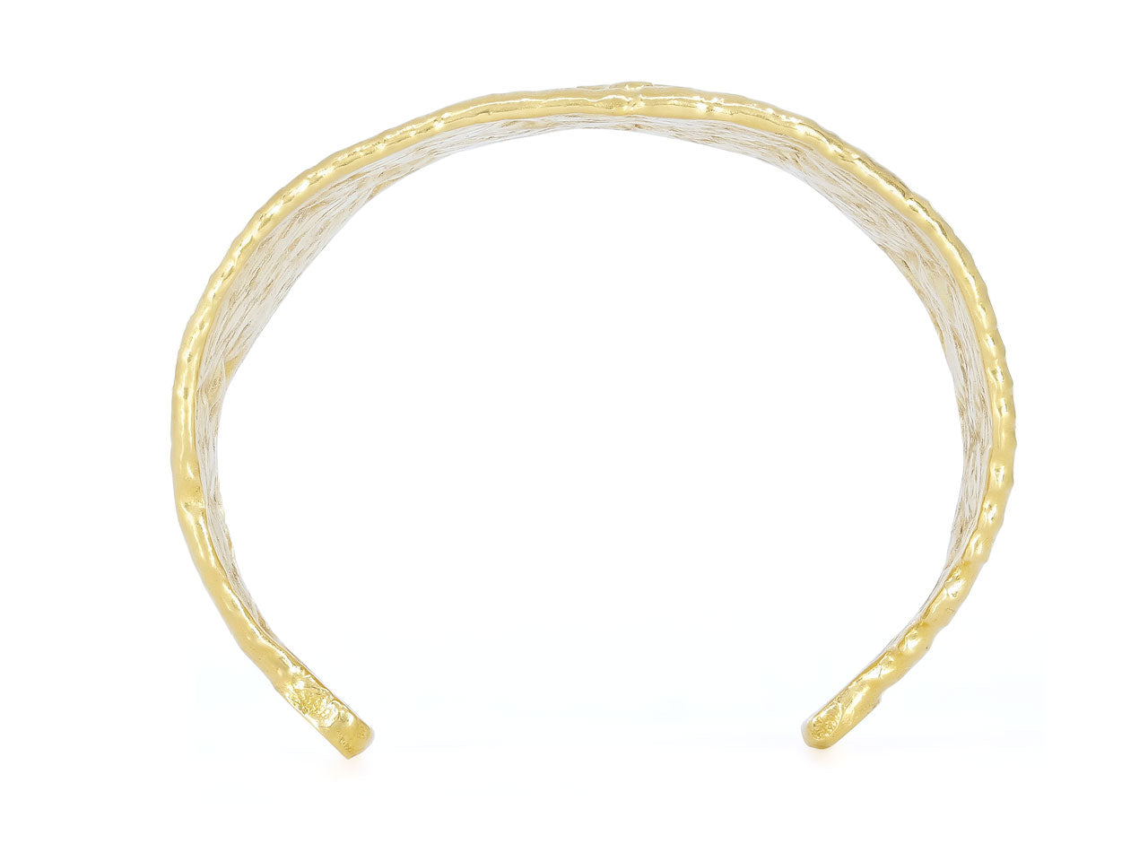 Jean Mahie 'Charming Monsters' Cuff Bracelet in 22K Gold