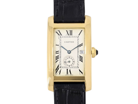 Cartier 'Tank Américaine' Watch in 18K Gold