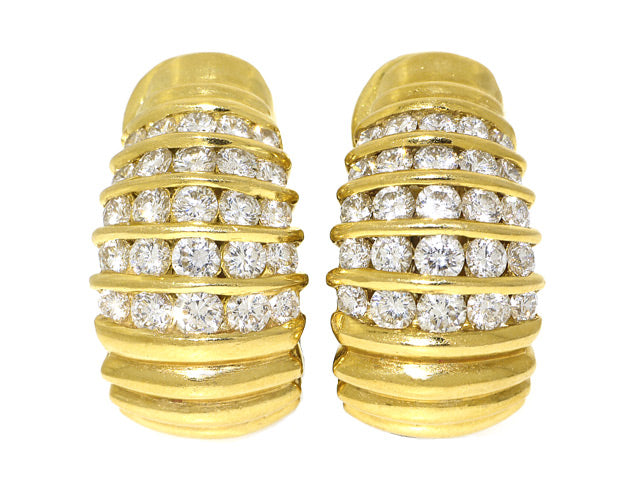 Cartier Diamond Earrings in 18K