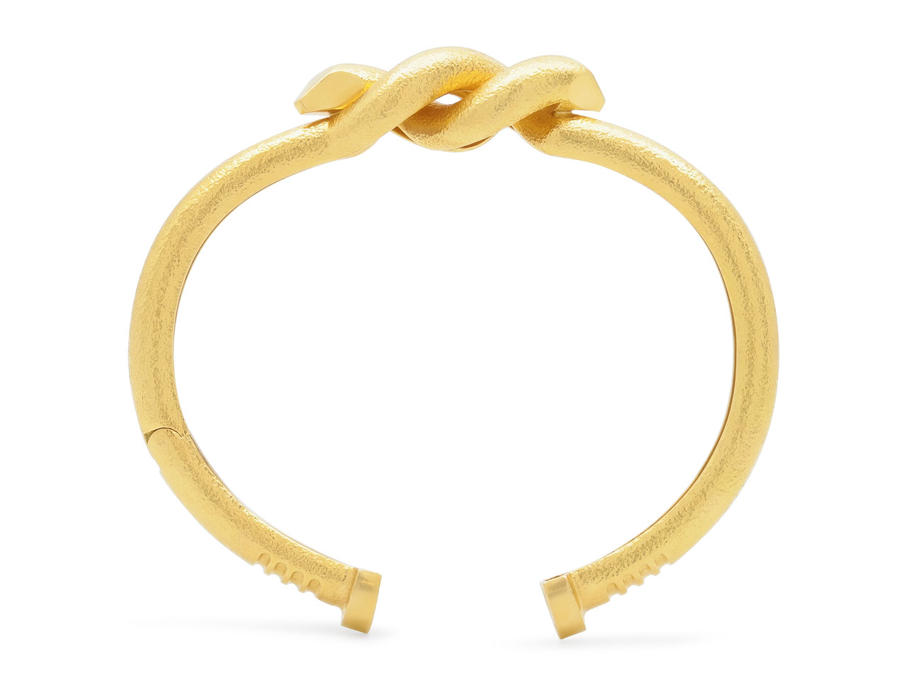 David Webb 'Twisted Nail' Cuff Bracelet in 18K Gold