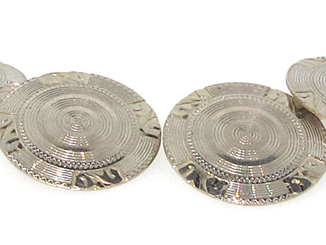 Art Deco Diamond Cufflinks in Platinum