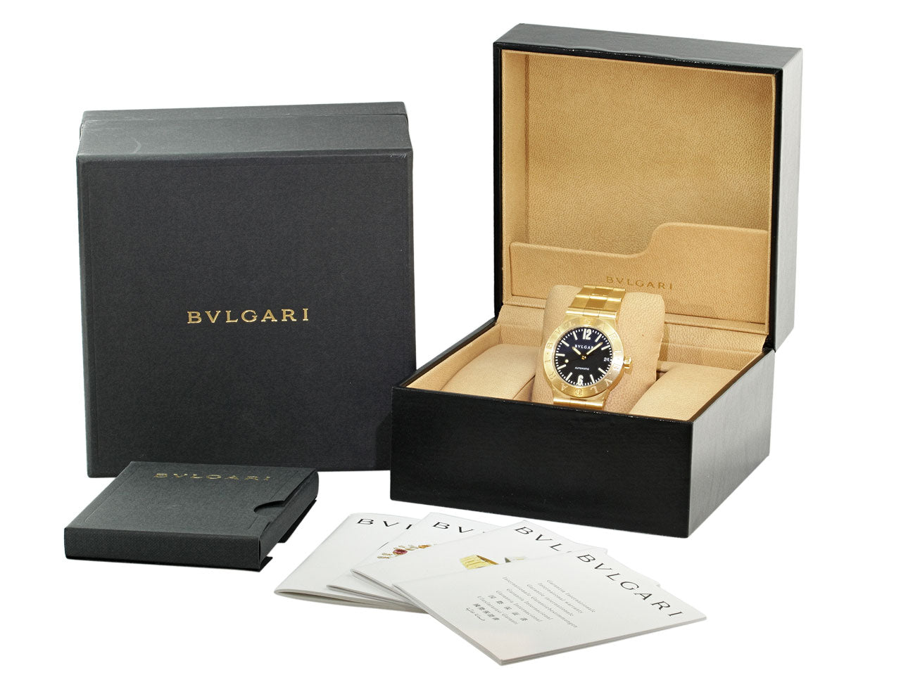 Bulgari-Bulgari 'Diagono' Watch in 18K Gold, 35mm
