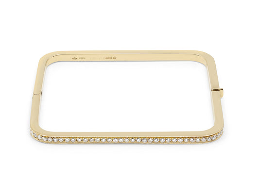 Mimi So 'Piece' Square Bangle in 18K Yellow Gold