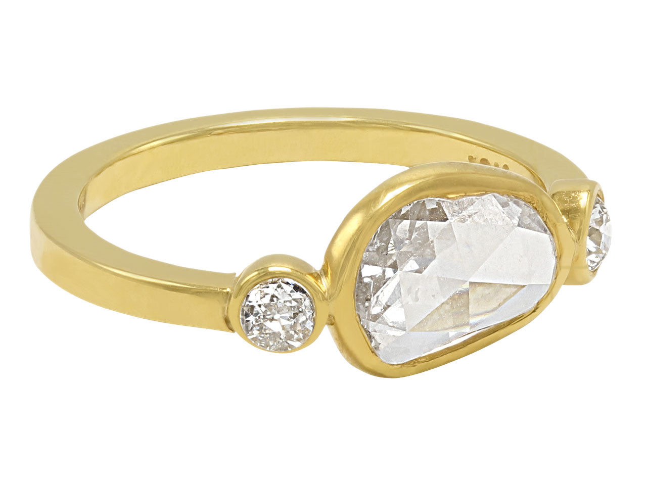 Beladora 'Bespoke' Rose-cut Diamond Ring in 18K Gold